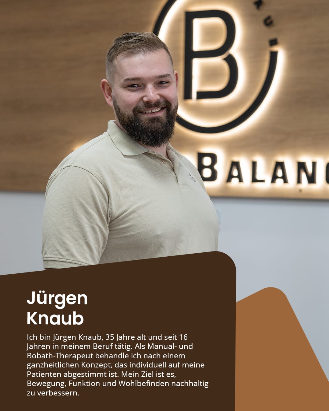 Jürgen Knaub, Praxisleiter bei PhysioBalance Knaub